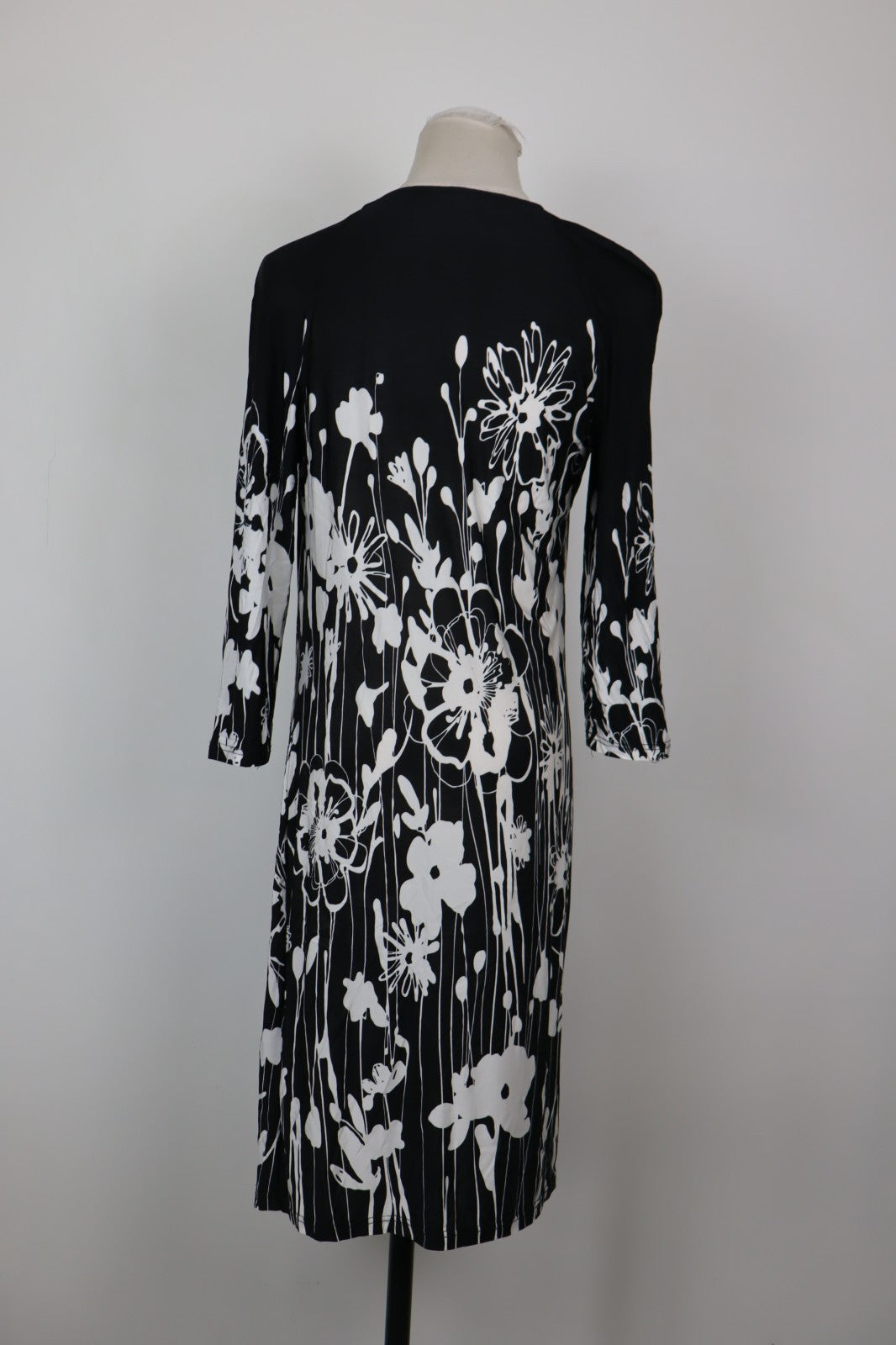 PIERRE CARDIN VESTITO DONNA TG. 44 WOMAN CASUAL VINTAGE DRESS ABITO VISCOSA