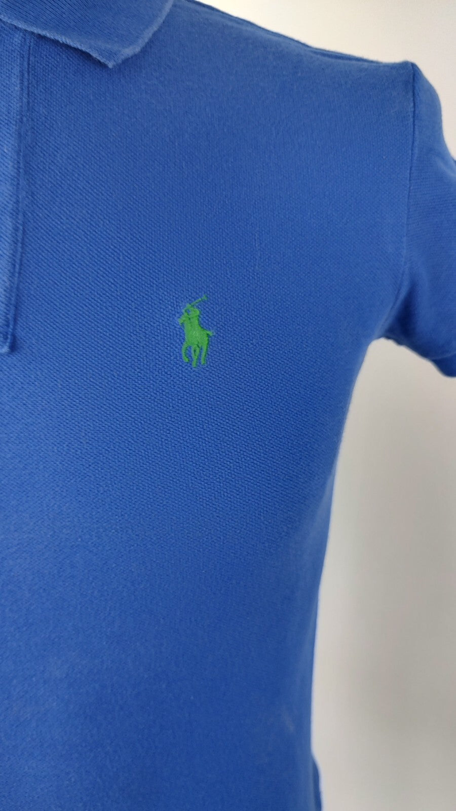 RALPH LAUREN MAGLIA UOMO COTONE TG. XS MAN COTTON POLO SHIRT CASUAL VINTAGE