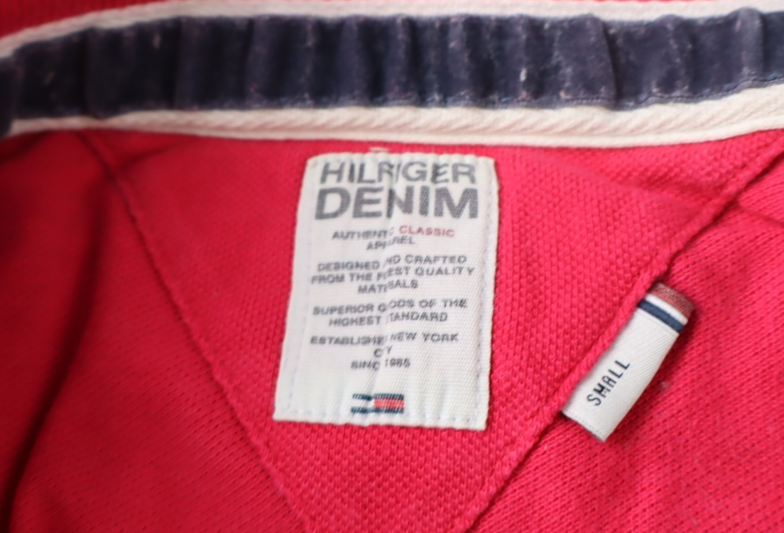 TOMMY HILFIGER DENIM MAGLIA POLO UOMO S MAN T-SHIRT CASUAL VINTAGE COTONE LOGO