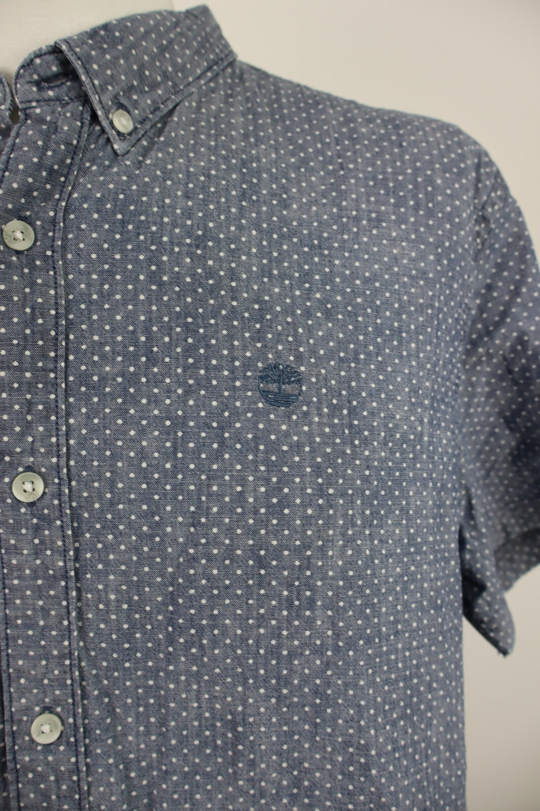 TIMBERLAND CAMICIA UOMO COTONE TG. XL MAN CASUAL VINTAGE COTTON SHIRT