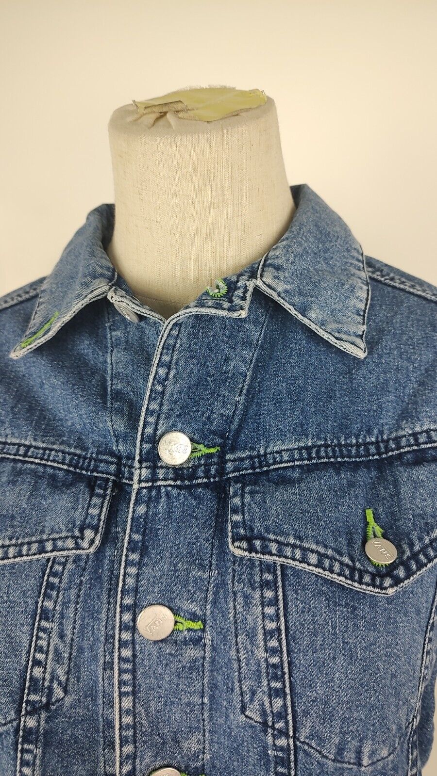 VANS GIACCA DONNA COTONE Tg M WOMAN CASUAL VINTAGE JACKET COTTON DENIM