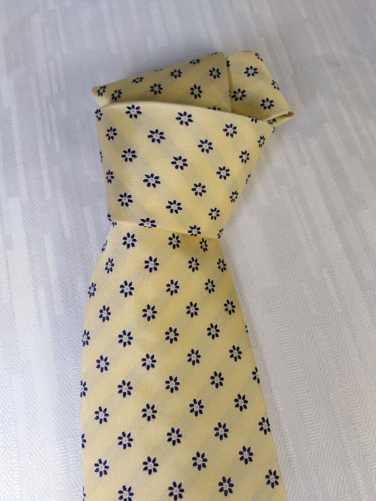 FUSARO NAPOLI 100% SILK TIE SETA CRAVATTA NECKTIE MADE ITALY VINTAGE SELF TIPPED