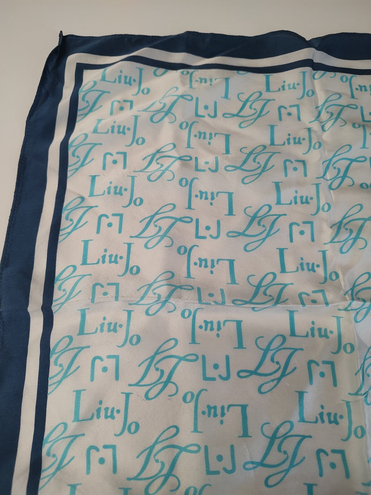LIU JO FOULARD 100% SILK SETA SCARVES SCARF SQUARE MADE ITALY