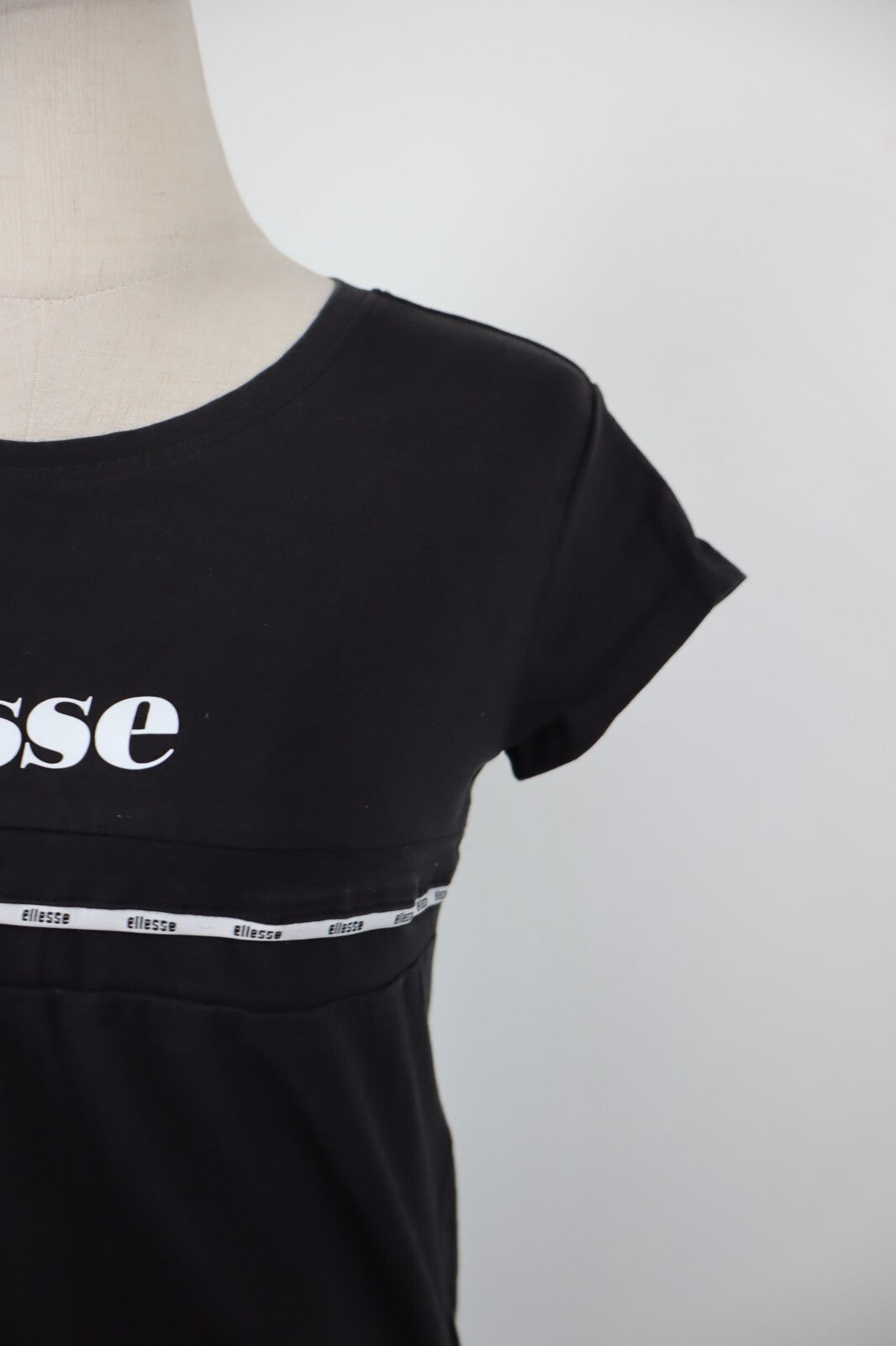 ELLESSE MAGLIA DONNA TG XS WOMAN CASUAL VINTAGE T-SHIRT COTONE COTTON LOGO