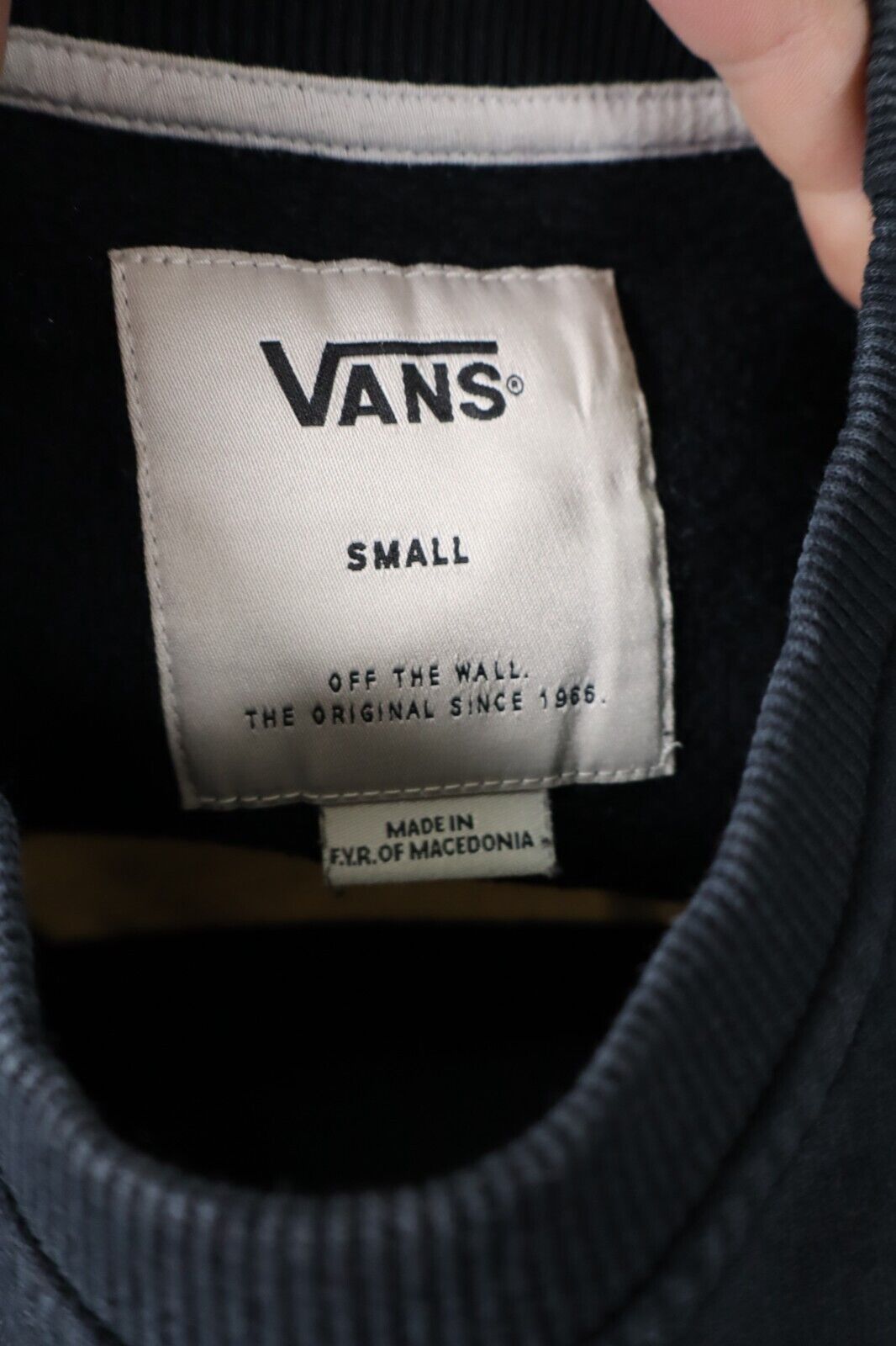 VANS FELPA COTONE UOMO Tg S SPORT MAN SWEATSHIRT COTTON CASUAL VINTAGE