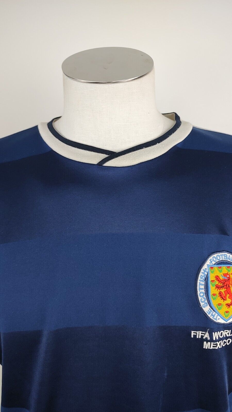 SCORE DRAW SCOZIA MAGLIA CALCIO UOMO Tg M SOCCER TRIKOT MAN JERSEY 1986