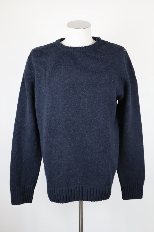 SCHOTT MAGLIONE LANA VINTAGE UOMO Tg. XL MAN WOOL SWEATER CASUAL