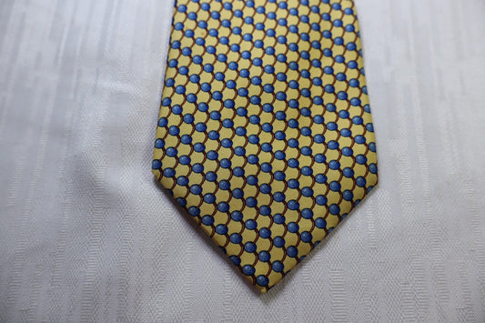 LES COPAINS 100% SILK TIE SETA CRAVATTA NECKTIE MADE IN ITALY CLASSIC