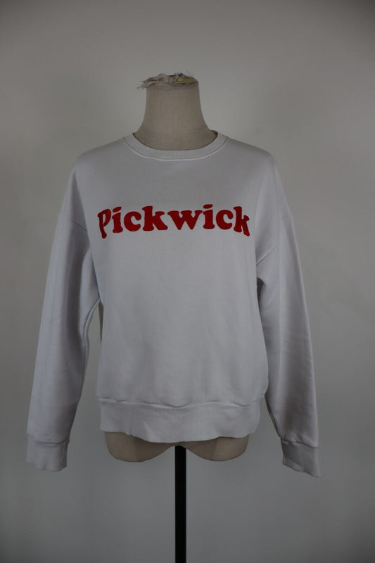 PICKWICK FELPAMAGLIA  DONNA Tg S WOMAN CASUAL VINTAGE SPORT SWEATSHIRT