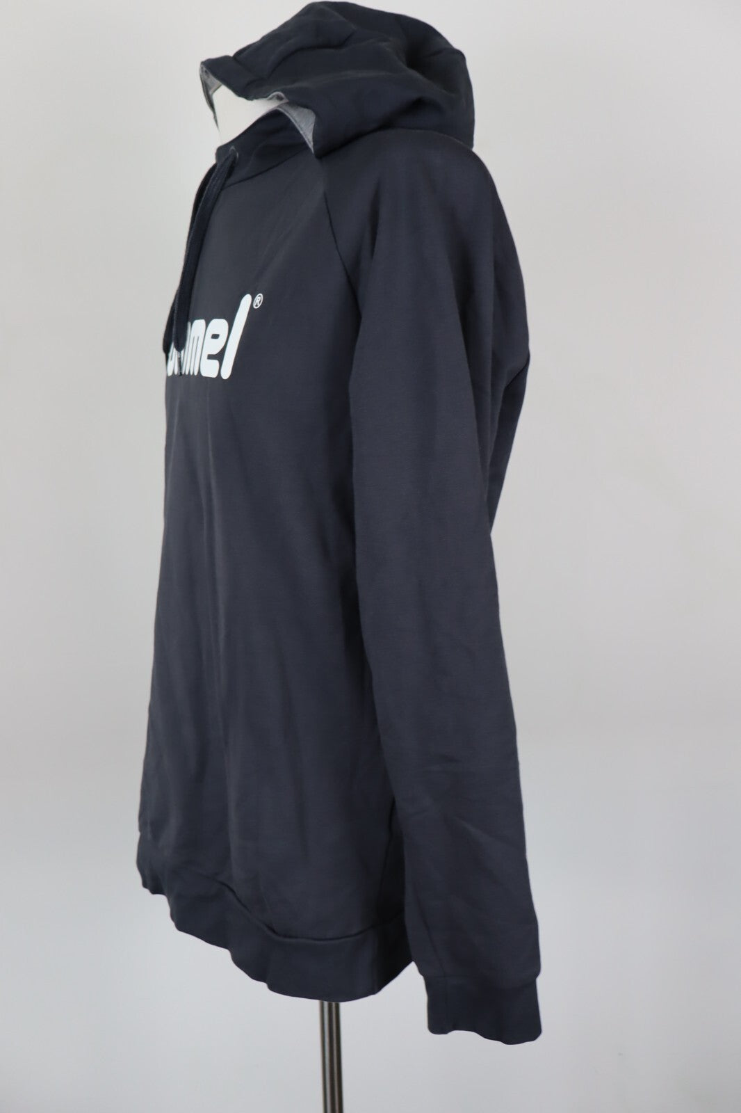 HUMMEL FELPA UOMO L MAN CASUAL JACKET VINTAGE SPORT SWEATSHIRT COTONE CAPPUCCIO