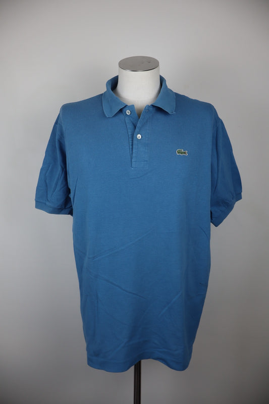 LACOSTE MAGLIA UOMO COTONE 7 MAN COTTON POLO SHIRT CASUAL VINTAGE LOGO BLU