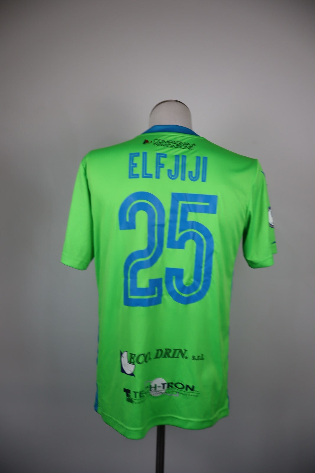 ZEUS ELFJIJI N 25 NAPOLI N5 MAGLIA CALCIO UOMO Tg M TRIKOT JERSEY SOCCER VINTAGE