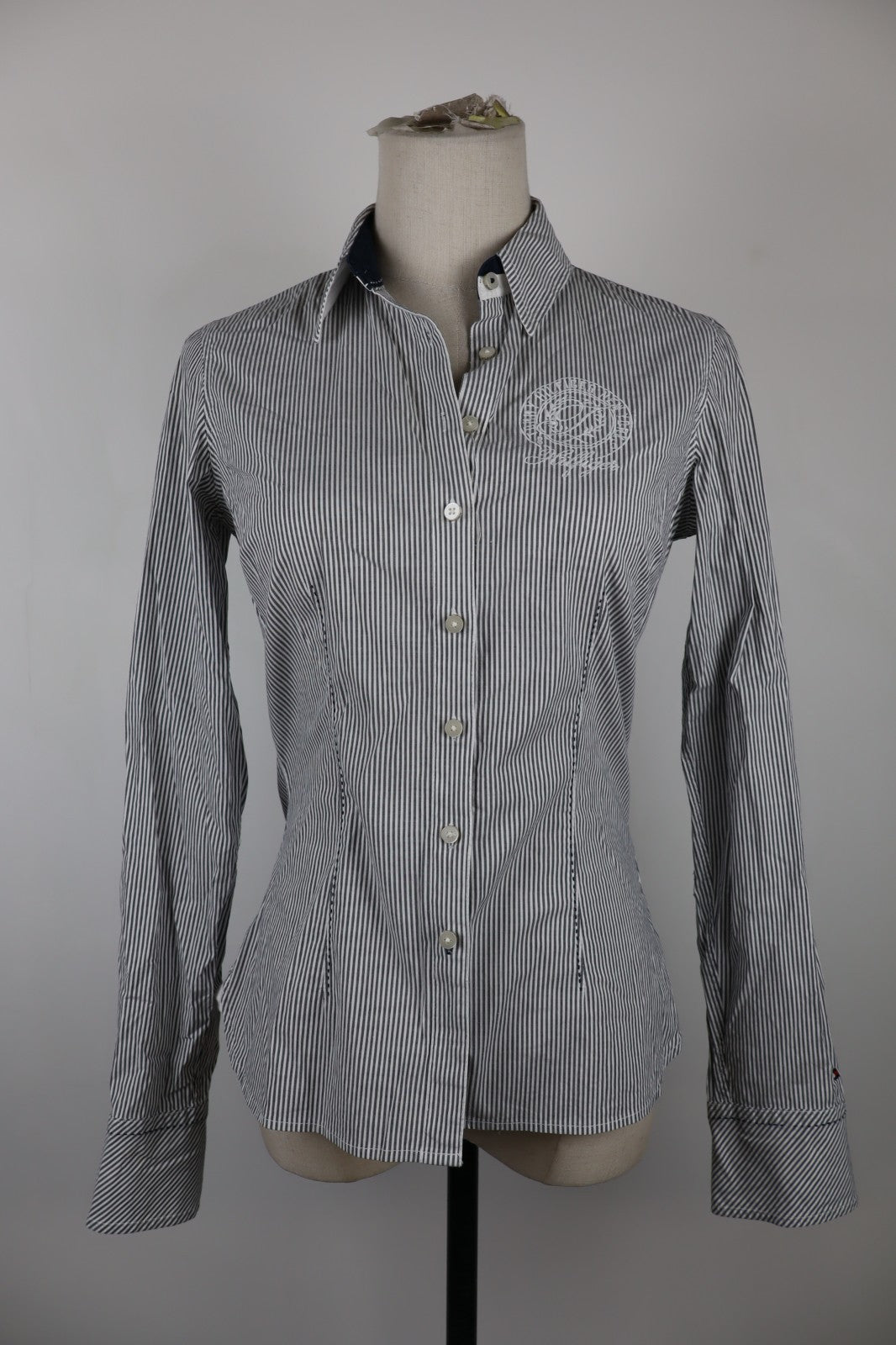 TOMMY HILFIGER CAMICIA  DONNA TG. 4 WOMAN SHIRT CASUAL VINTAGE COTONE COTTON