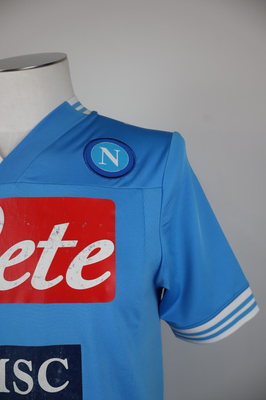 MACRON NAPOLI MAGLIA CALCIO UOMO Tg L SOCCER TRIKOT MAN JERSEY SPORT 2012/13