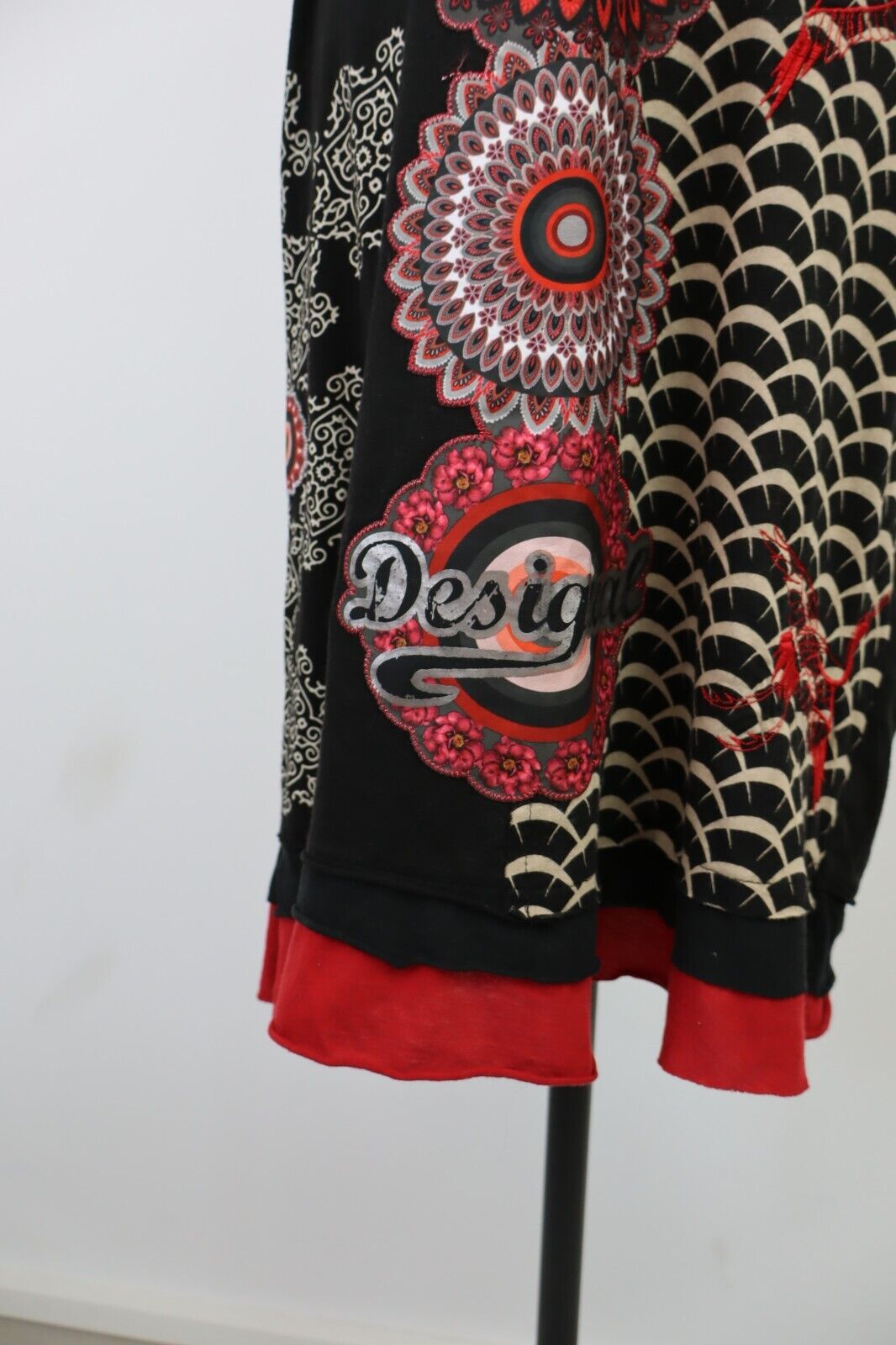 DESIGUAL VESTITO ABITO DONNA TG. M WOMAN CASUAL VINTAGE DRESS