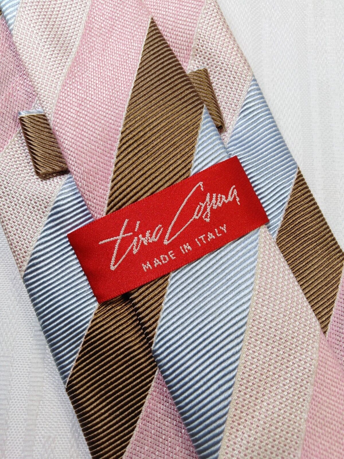 TINO COSMA 100%  SILK TIE SETA CRAVATTA NECKTIE MADE IN ITALY