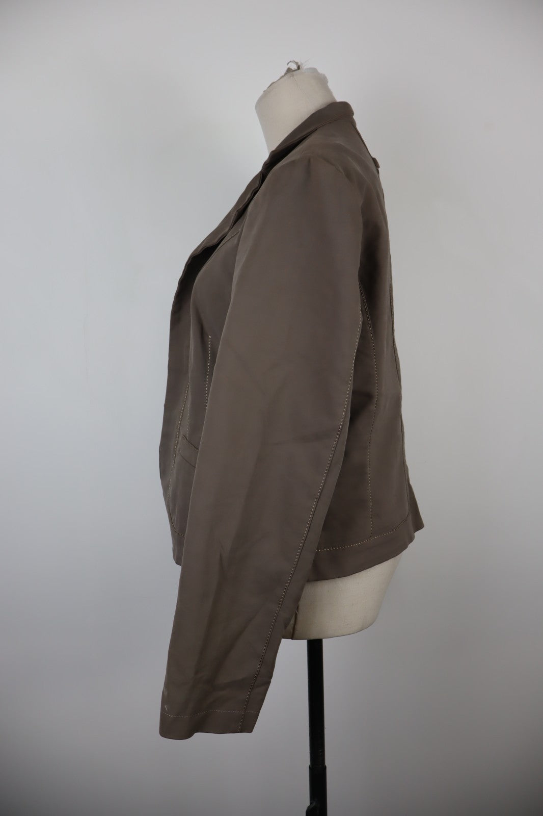 TRUSSARDI JEANS GIACCA BLAZER CON GANCETTI DONNA Tg 46 WOMAN VINTAGE JACKET