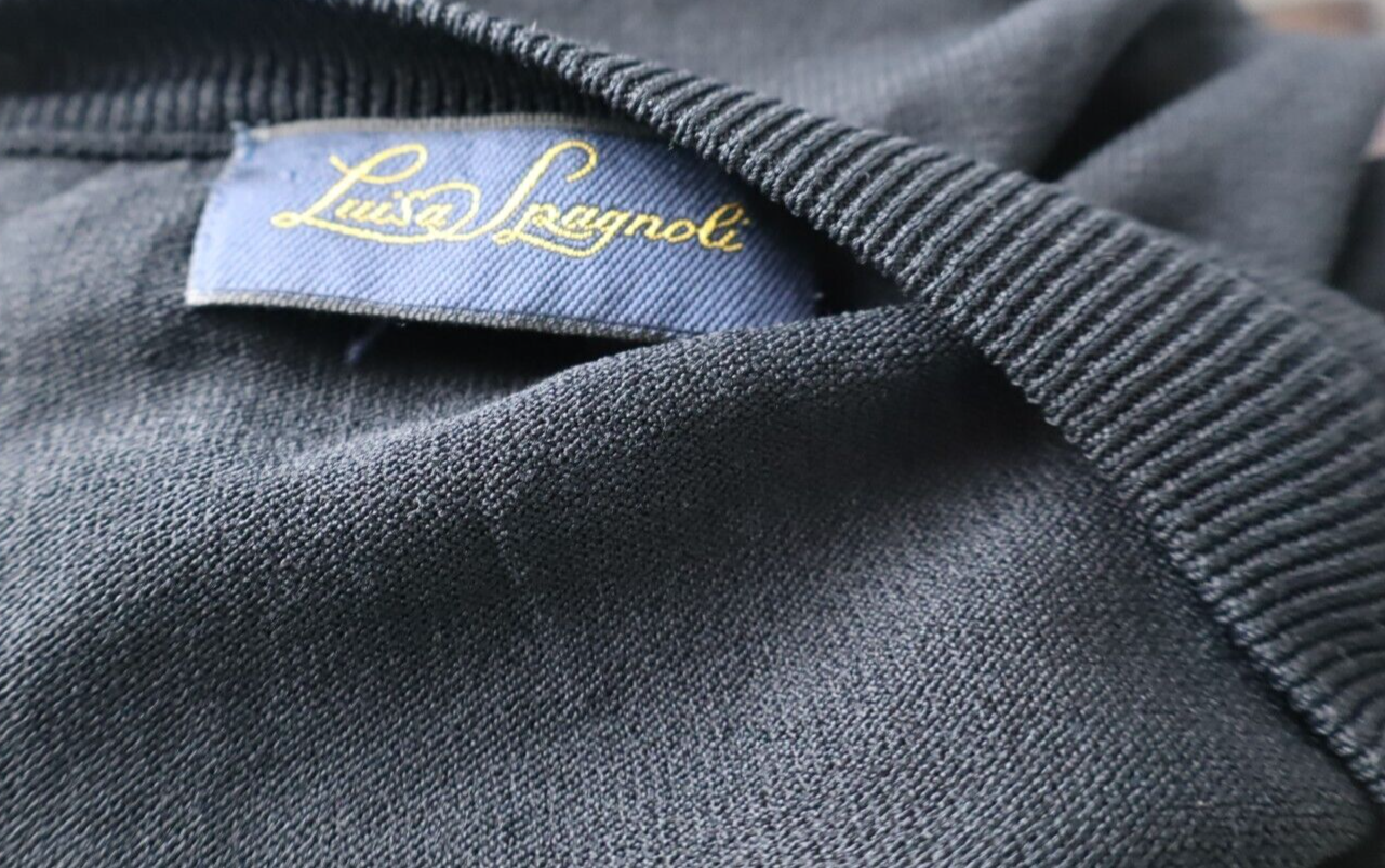 LUISA SPAGNOLI MAGLIONE MAGLIA COTONE DONNA TG L WOMAN SWEATER CASUAL VINTAGE