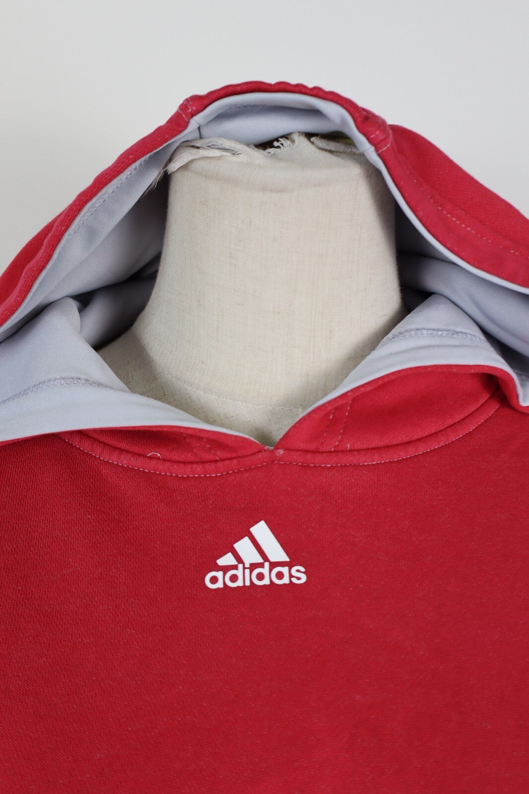 ADIDAS FELPA CON CAPPUCCIO DONNA Tg M WOMAN CASUAL VINTAGE SPORT SWEATSHIRT