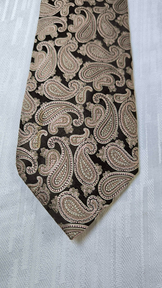 PIERRE CARDIN 100% SILK TIE SETA CRAVATTA NECKTIE MADE IN ITALY