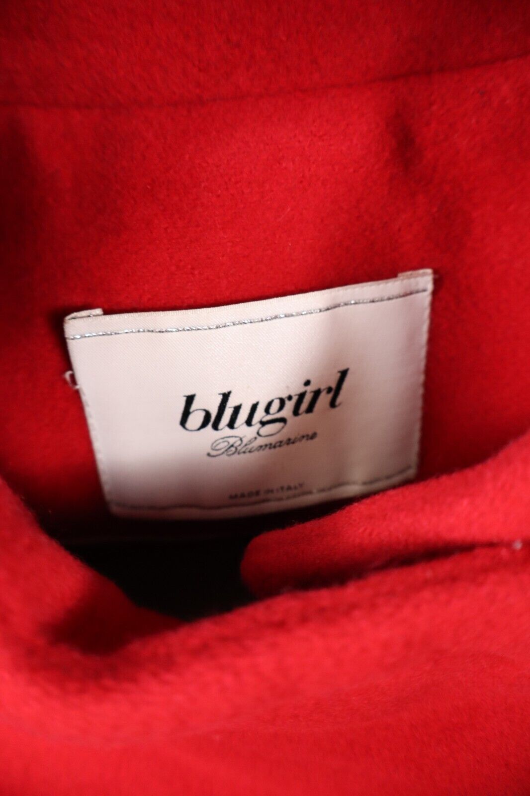 BLUMARINE BLUGIRL CAPPOTTO LANA GIACCA DONNA 44 WOMAN WOOL COAT VINTAGE CASUAL