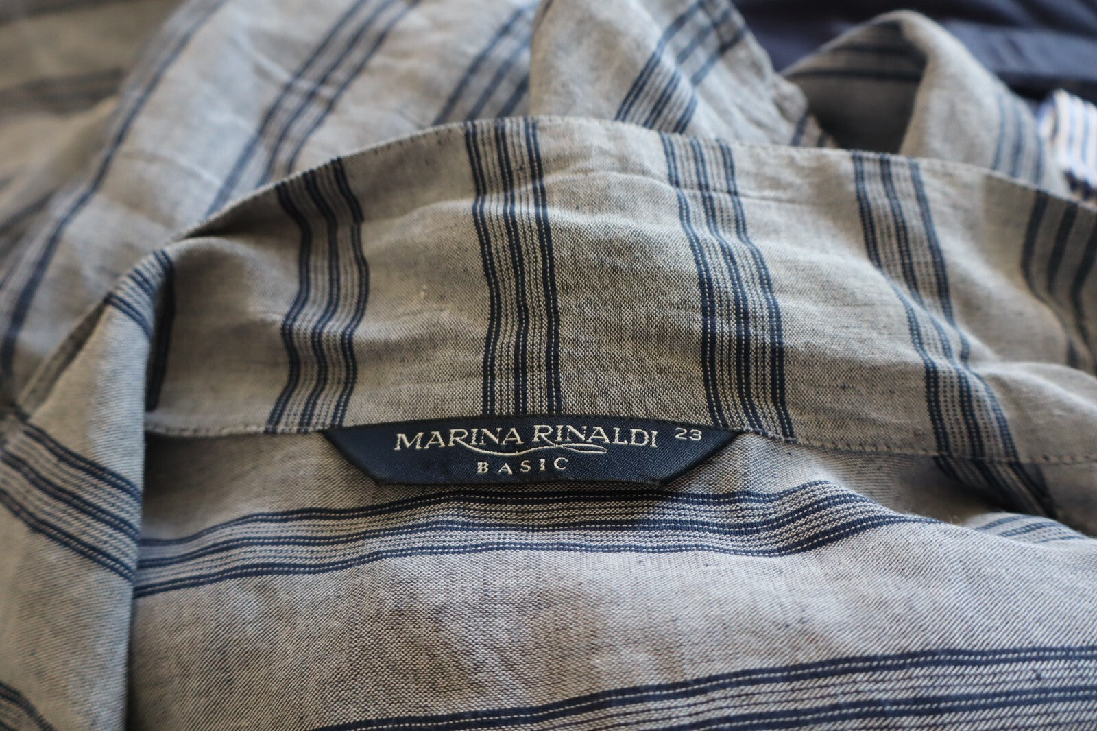 MARINA RINALDI CAMICIA DONNA TG. 23 WOMAN SHIRT CASUAL VINTAGE COTONE