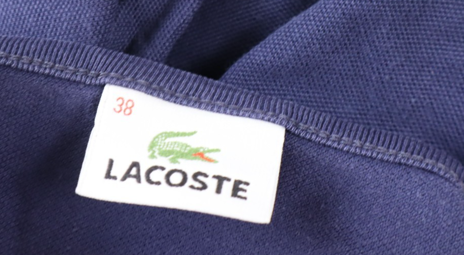 LACOSTE MAGLIA DONNA TG. 38 WOMAN CASUAL VINTAGE T- SHIRT COTONE COTTON LOGO
