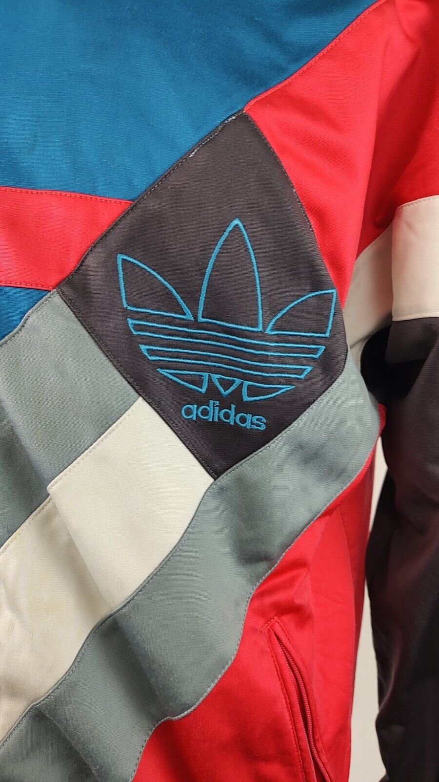 ADIDAS GIACCA SPORTIVA UOMO Tg. 3 MAN VINTAGE CASUAL SPORT JACKET
