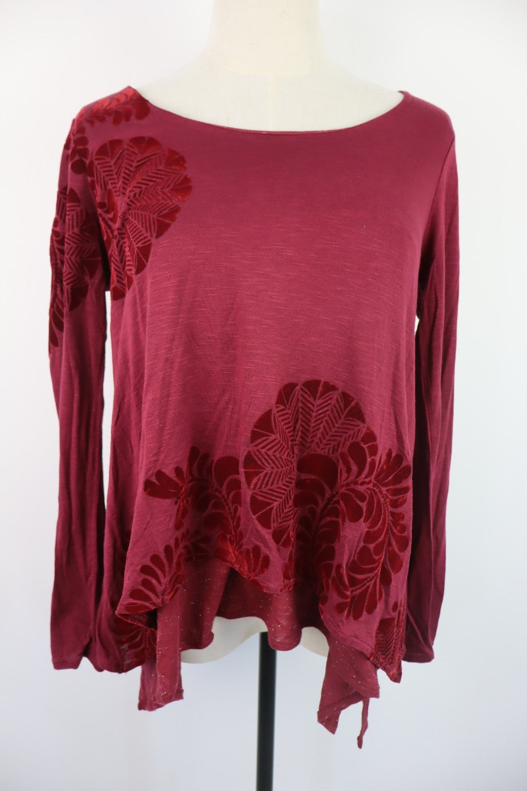 DESIGUAL MAGLIA DONNA TG. S WOMAN CASUAL VINTAGE T-SHIRT TOP VISCOSA