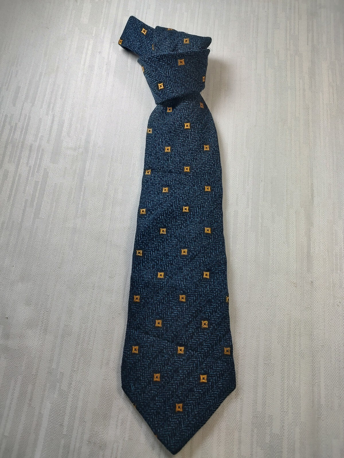 TRUSSARDI LANA  SILK TIE SETA CRAVATTA NECKTIE MADE IN ITALY CLASSIC