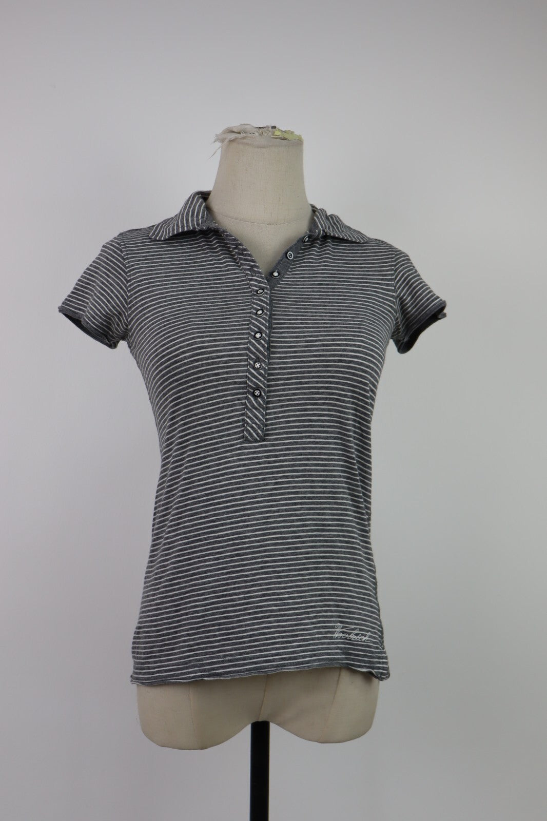 WOOLRICH POLO MAGLIA DONNA TG. S WOMAN CASUAL VINTAGE SHIRT COTONE COTTON