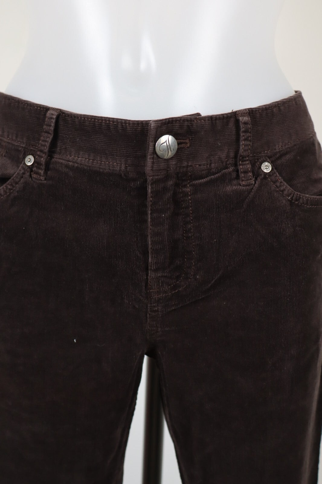 TOMMY HILFIGER PANTALONE DONNA TG 8 WOMAN VINTAGE PANTS COTONE VELLUTO