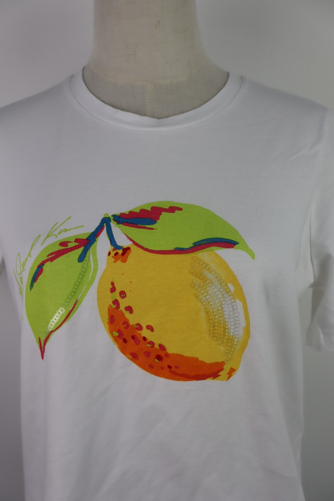 MICHAEL KORS MAGLIA DONNA TG. M WOMAN CASUAL VINTAGE T-SHIRT COTONE