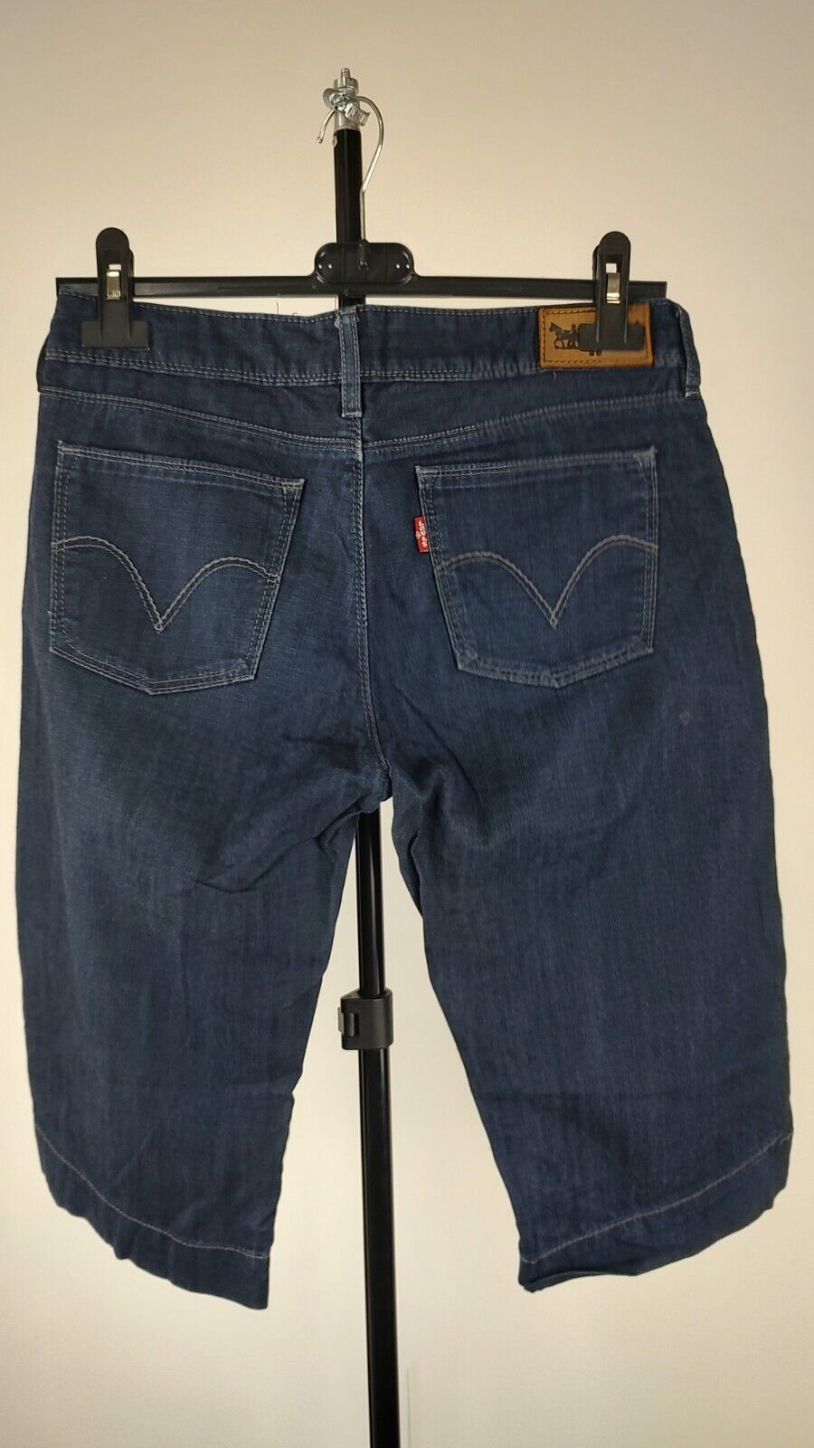 LEVI'S PANTALONCINO JEANS DENIM DONNA TG 28 WOMAN PANTS SHORT VINTAGE