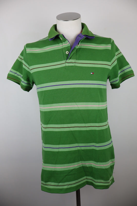 TOMMY HILFIGER POLO MAGLIA UOMO TG M SLIM MAN T-SHIRT CASUAL VINTAGE COTONE