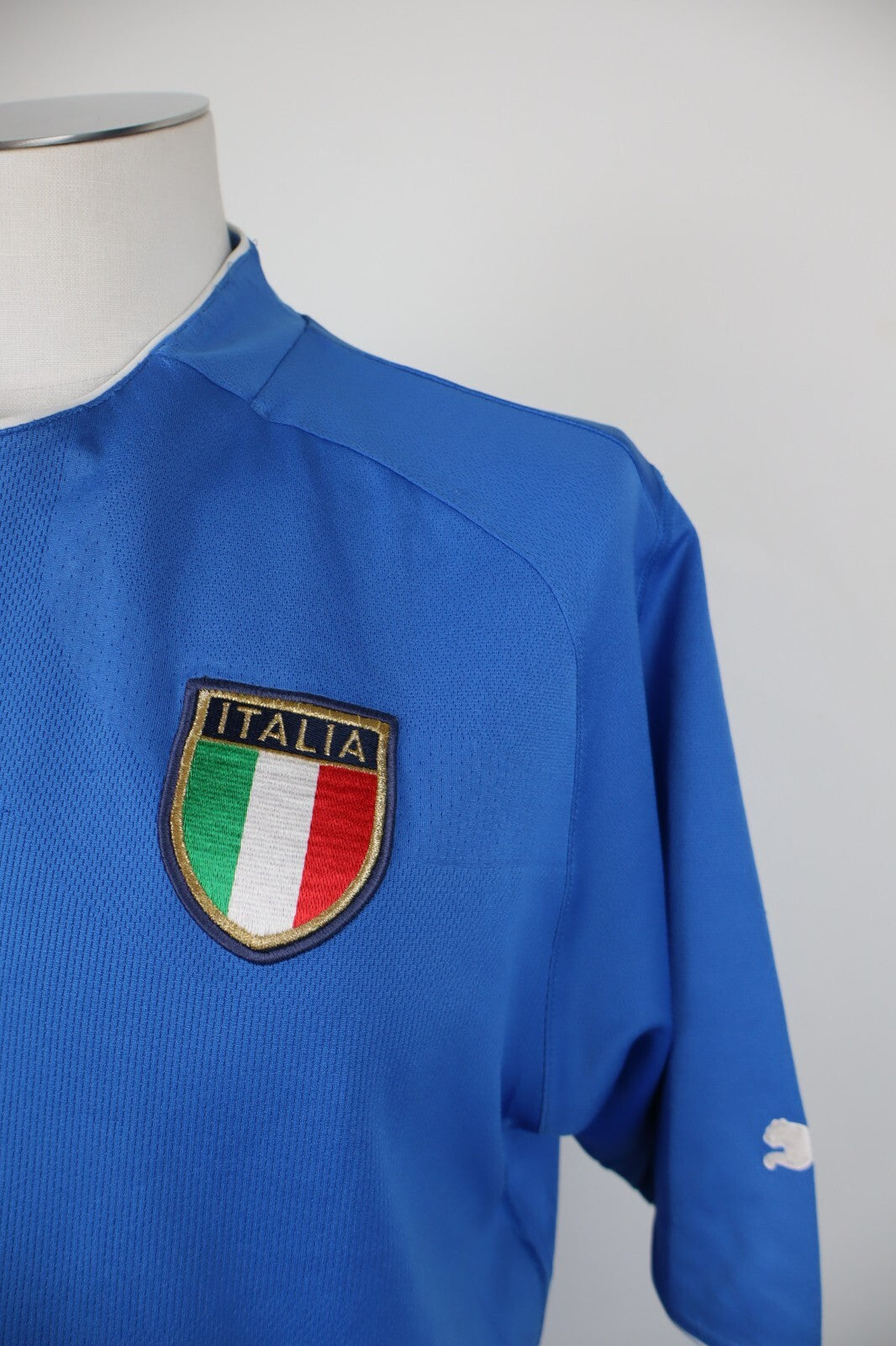 PUMA ITALIA MAGLIA CALCIO UOMO Tg M SOCCER JERSEY SPORT VINTAGE 2003