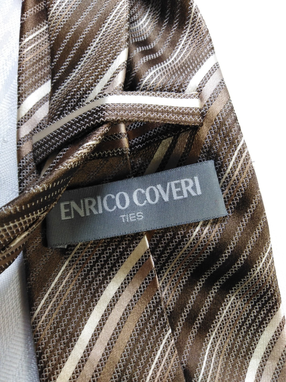 ENRICO COVERI 100% SILK TIE SETA CRAVATTA NECKTIE MADE IN ITALY VINTAGE CLASSIC