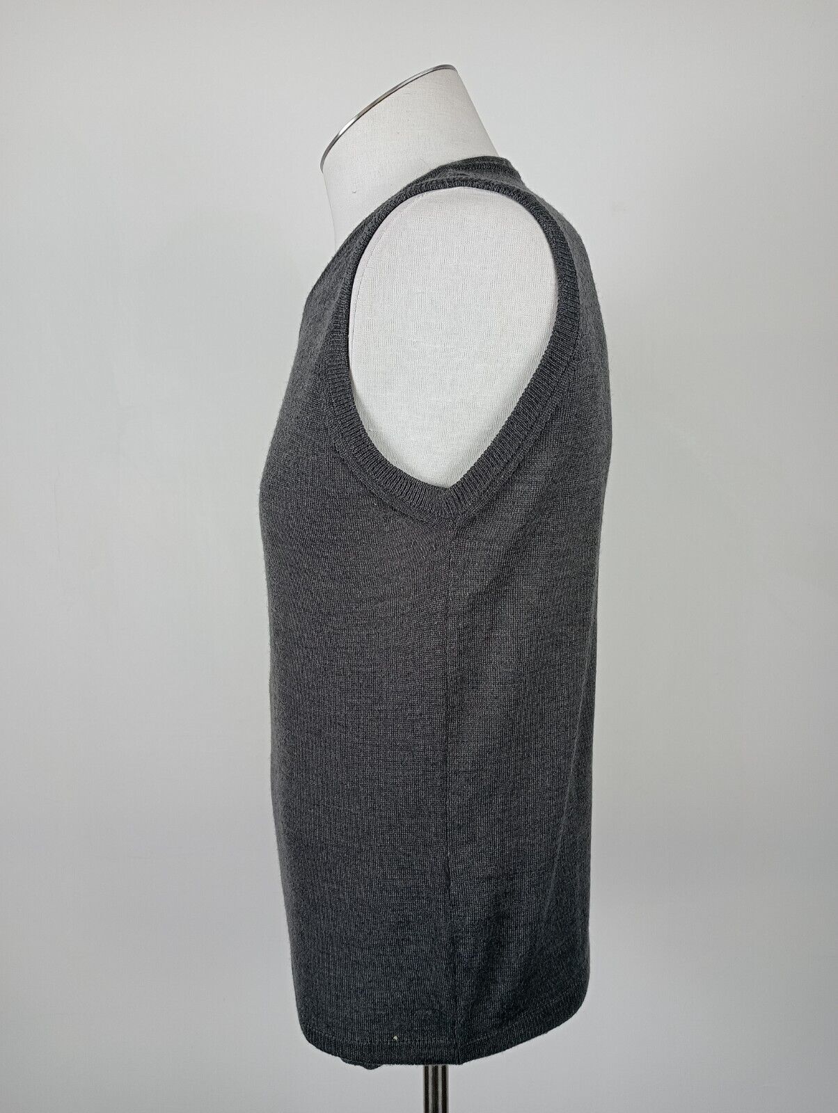 BEST COMPANY SMANICATO MAGLIONE GILET UOMO Tg S LANA WOOL MAN VINTAGE SWEATER