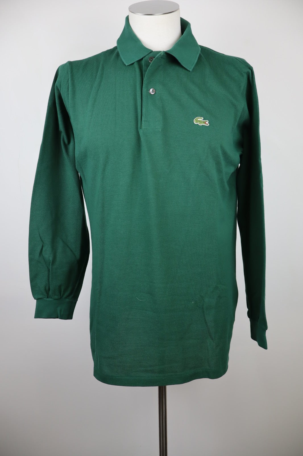 LACOSTE MAGLIA POLO UOMO TG. 4 MAN T-SHIRT CASUAL VINTAGE COTONE COTTON VERDE