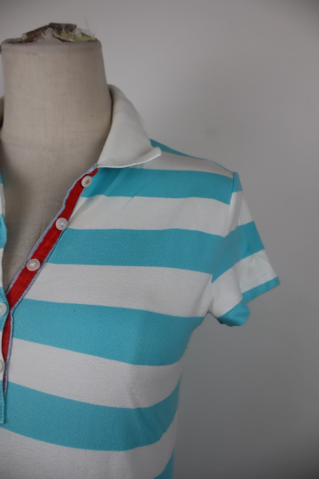 TOMMY HILFIGER POLO MAGLIA DONNA COTONE S WOMAN SHIRT CASUAL VINTAGE LOGO