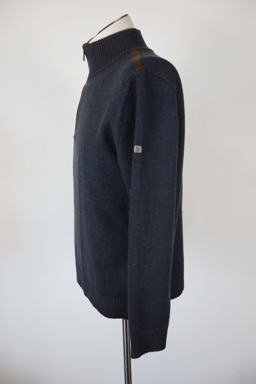 NAVIGARE MAGLIONE LANA WOOL UOMO TG M MAN SWEATER CASUAL VINTAGE