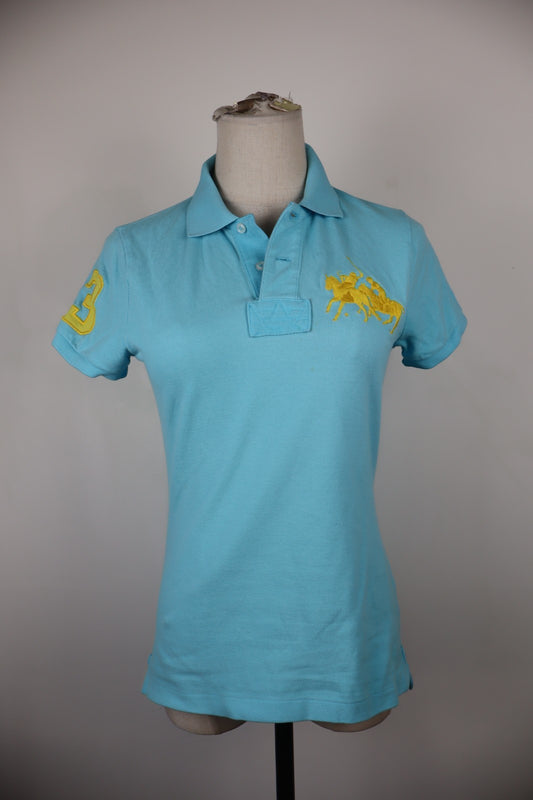 RALPH LAUREN POLO DONNA MAGLIA COTONE S WOMAN COTTON SHIRT CASUAL VINTAGE LOGO