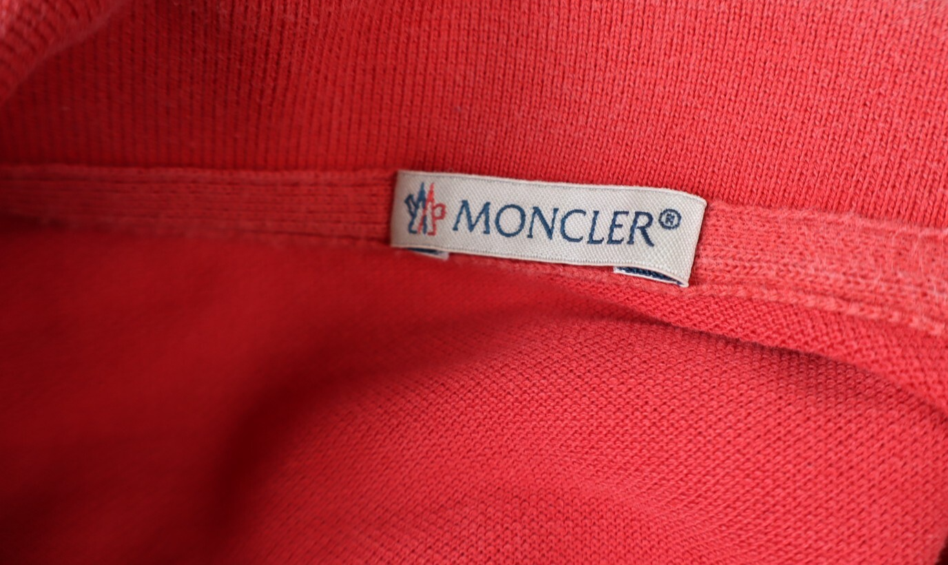 MONCLER POLO MAGLIA UOMO COTONE TG S MAN COTTON T-SHIRT CASUAL VINTAGE LOGO