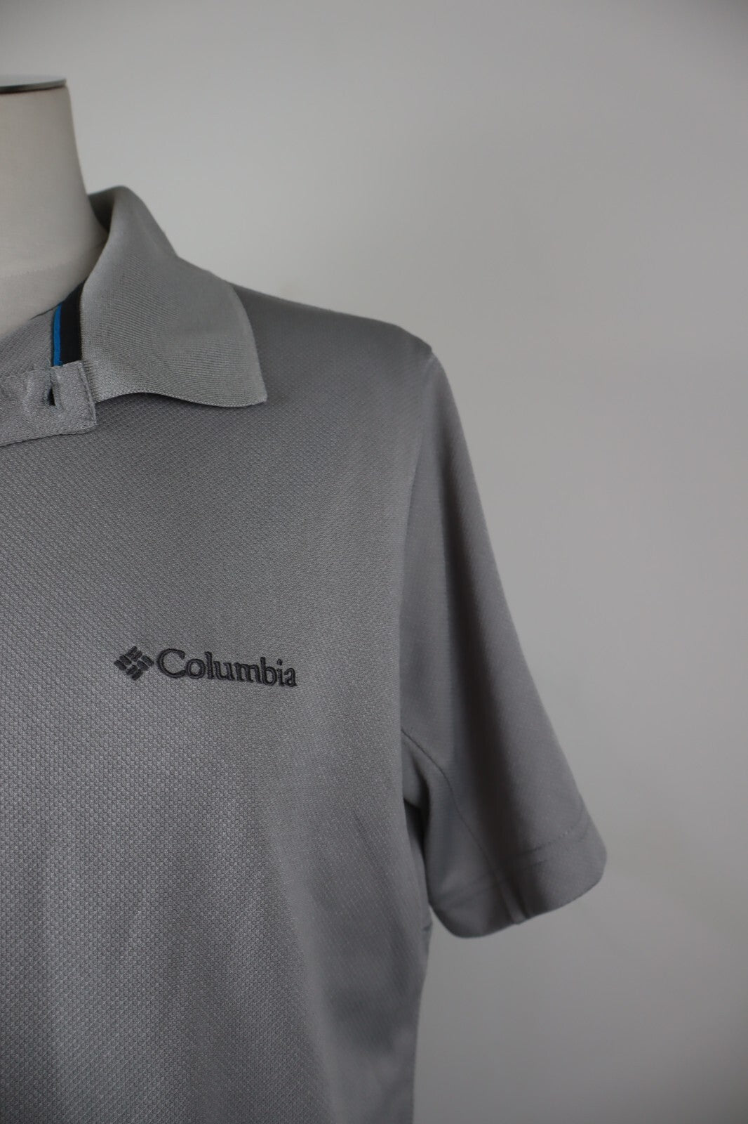 COLUMBIA POLO MAGLIA UOMO TG L MAN T-SHIRT CASUAL VINTAGE