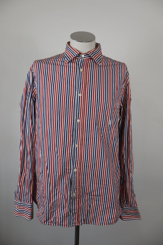 MARINA YACHTING CAMICIA COTONE UOMO TG. 45 MAN CASUAL VINTAGE SHIRT SLIM