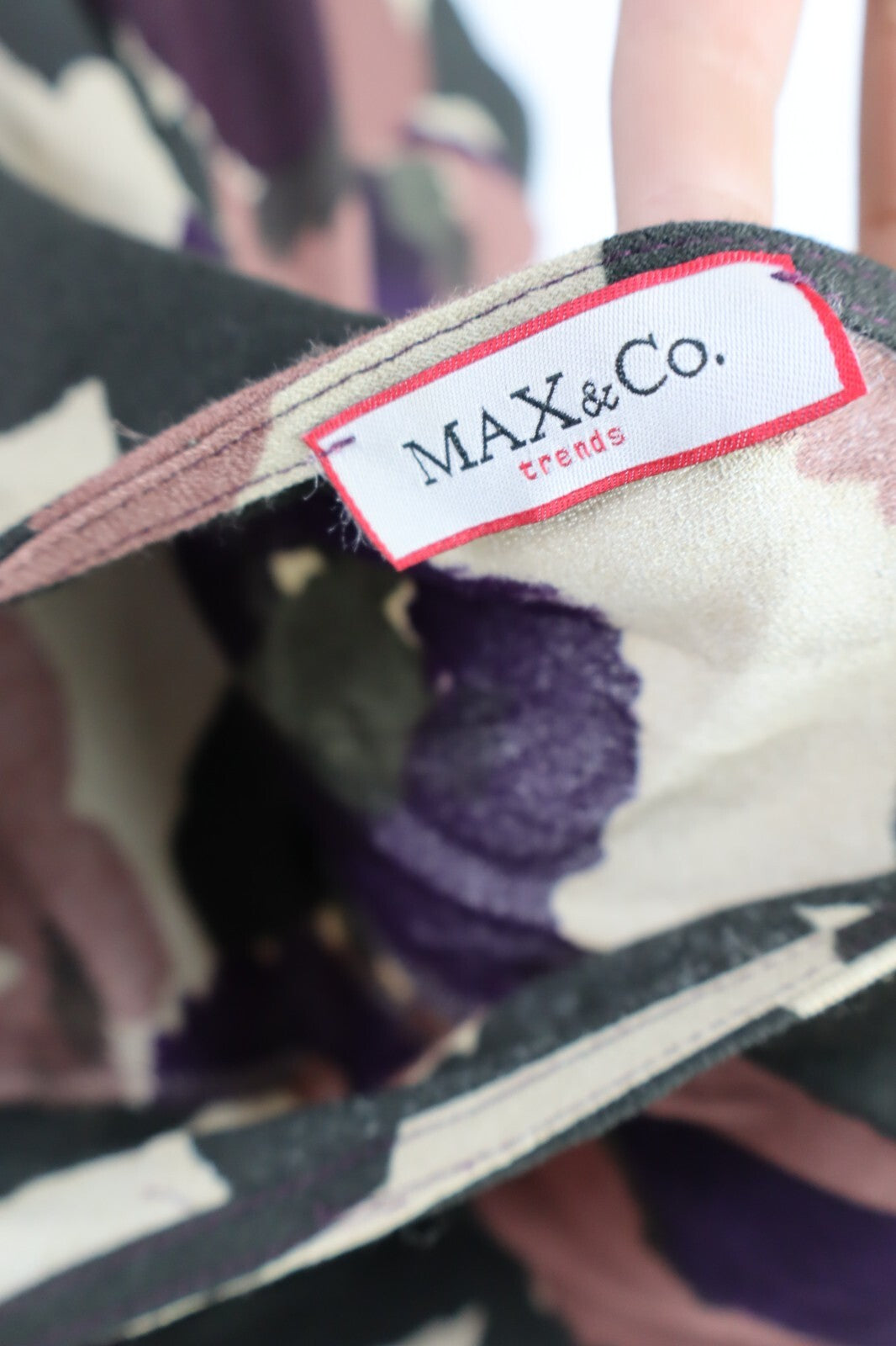 MAX&CO VESTITO ABITO DONNA WOMAN TG 46 DRESS CASUAL VINTAGE ITALY