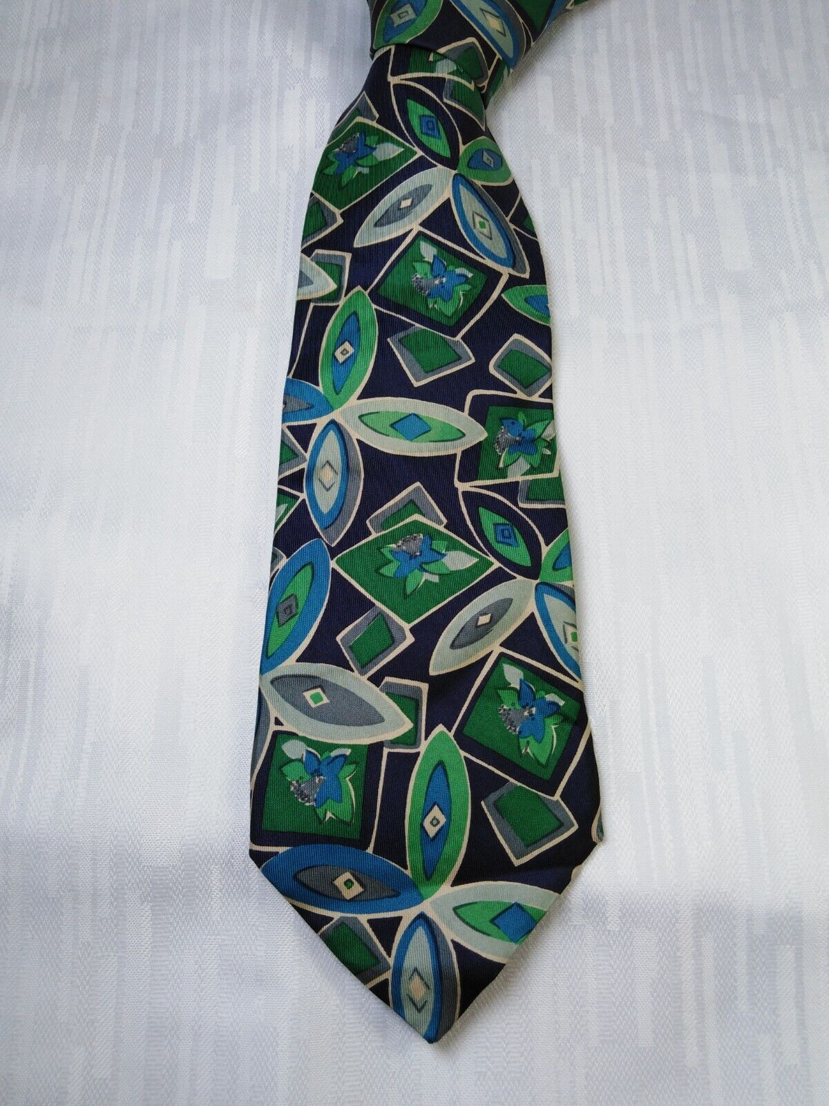 PIERRE BALMAIN 100% SETA SILK TIE CRAVATTA NECKTIE ITALY VINTAGE CLASSIC