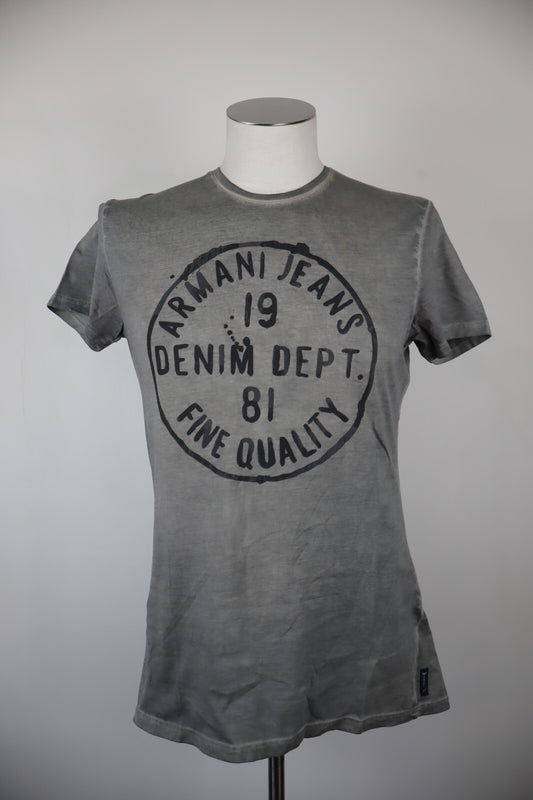 AJ ARMANI JEANS MAGLIA UOMO TG. L MAN SHIRT CASUAL VINTAGE COTONE COTTON