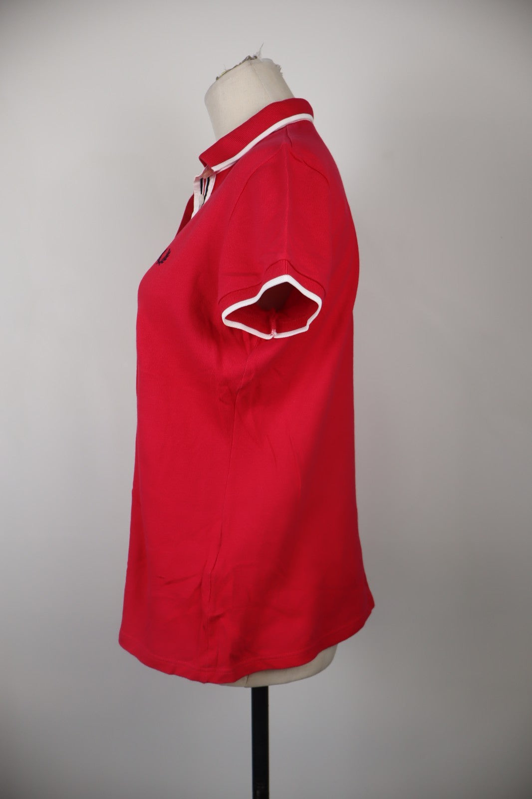 FRED PERRY  POLO MAGLIA DONNA COTONE XL WOMAN SHIRT CASUAL VINTAGE COTONE LOGO