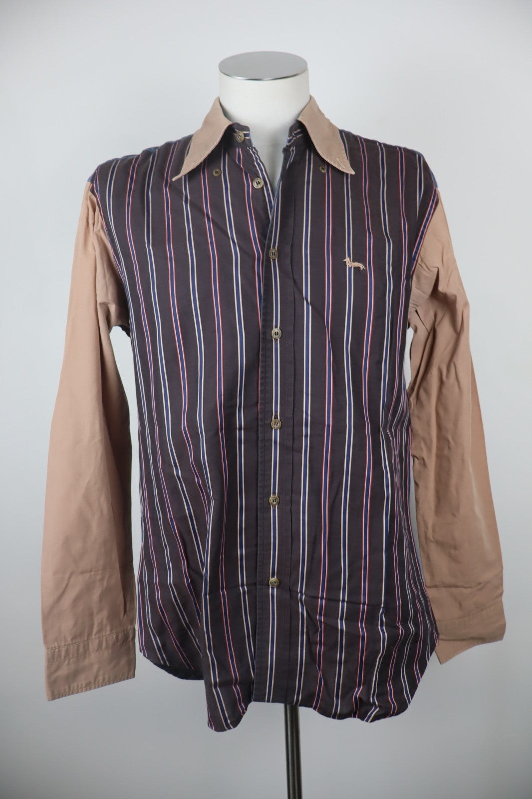 HARMONT & BLAINE CAMICIA COTONE SHIRT UOMO Tg XL MAN VINTAGE CASUAL COTTON LOGO